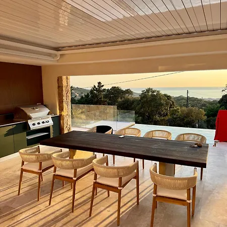 Villa Vue Panoramique Piscine 14m, 3 Ch Proche Centre Propriano